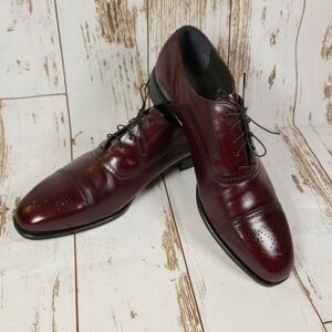 French Shriner - Elegant Burgundy Men's Dress Shoes Size 13 D